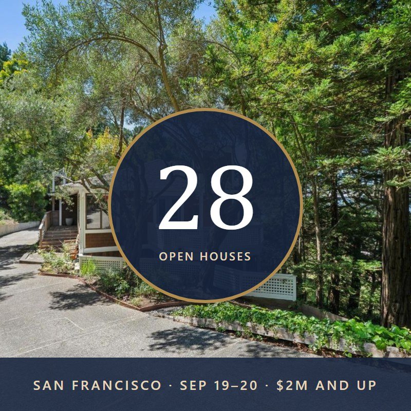 Open Houses This Weekend in San Francisco: 28 Homes at $2M and Up