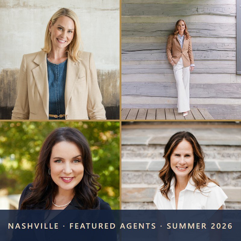 The 10 Featured Agents of the Nashville Summer 2026 Issue