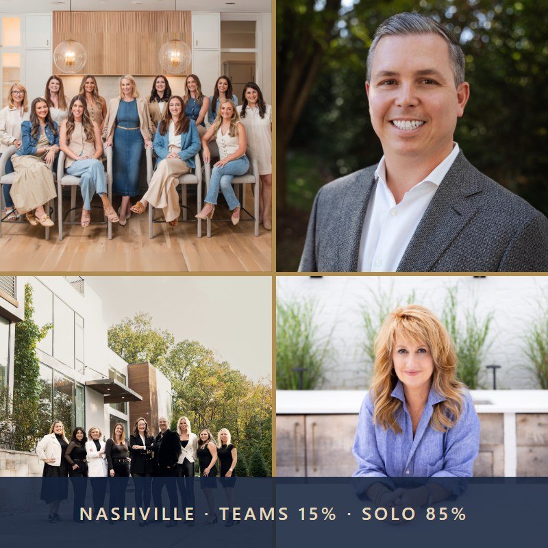 Teams or Solo Agents: Who Sells Nashville's Homes at $2M and Up?