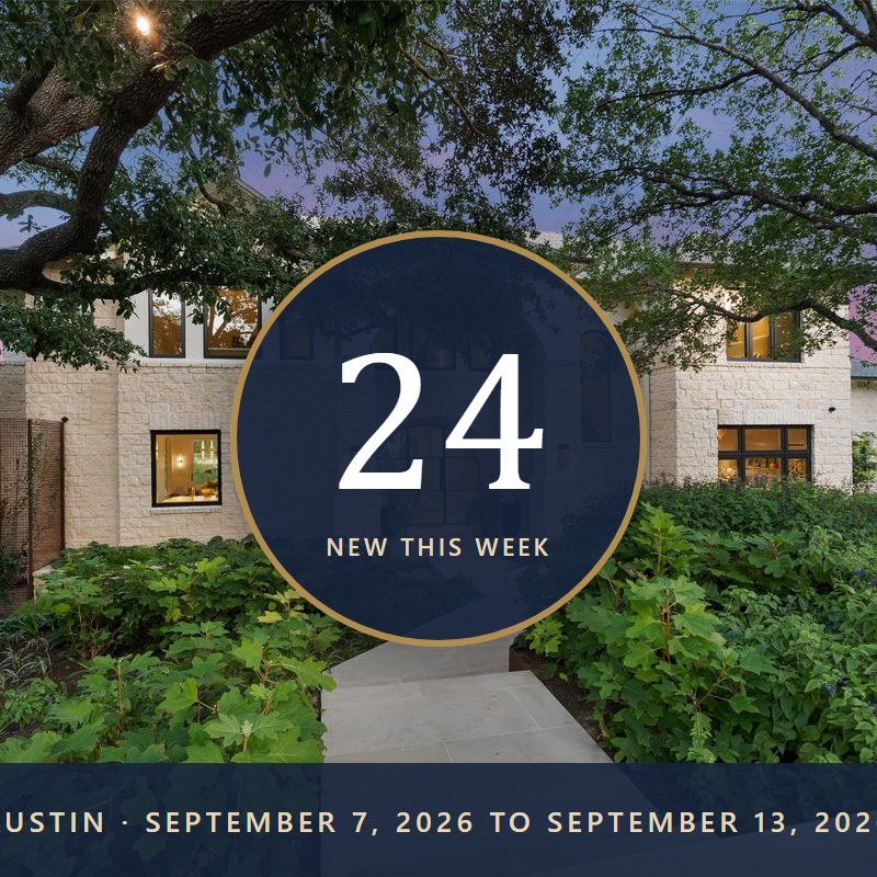 New to Market in Austin: 24 Homes at $1.5M and Up This Week