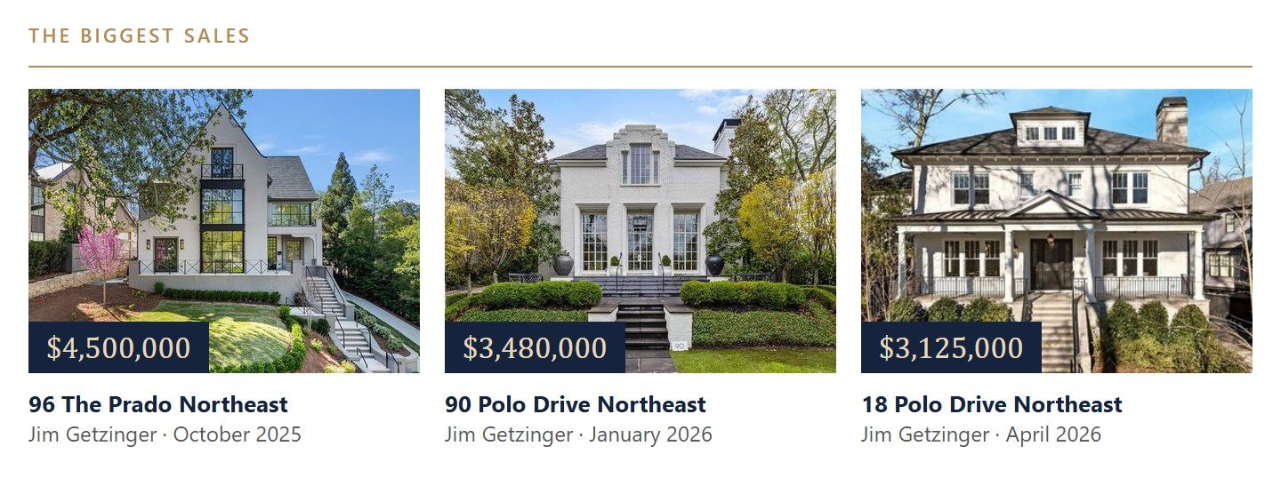 The biggest Ansley Park sales