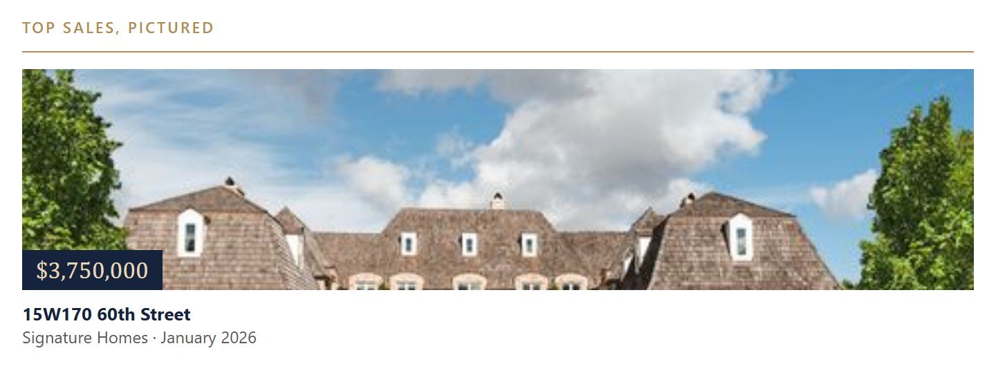 The biggest Burr Ridge sales